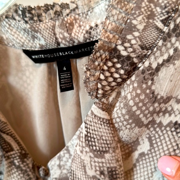 WHBM snake print top - Picture 3 of 4